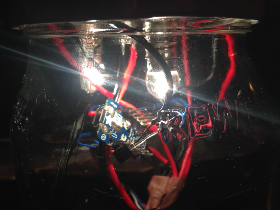 Deko Lampe mit Magnet Sensor