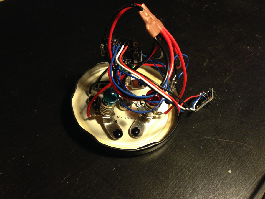 Arduino Glaslampe mit Fahrradlämpchen