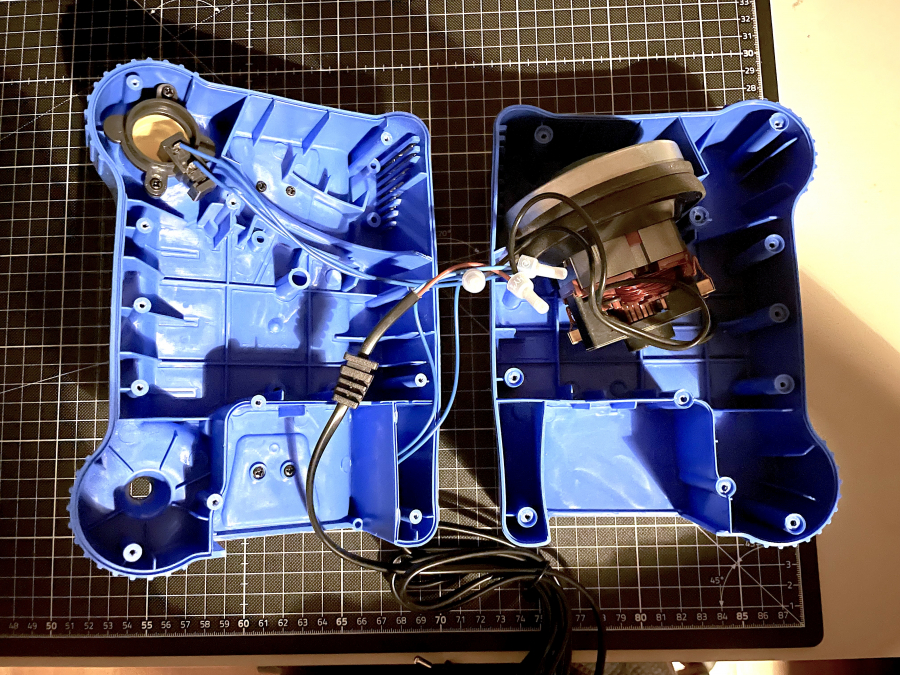 Ballonpustemaschine aufgeschraubt