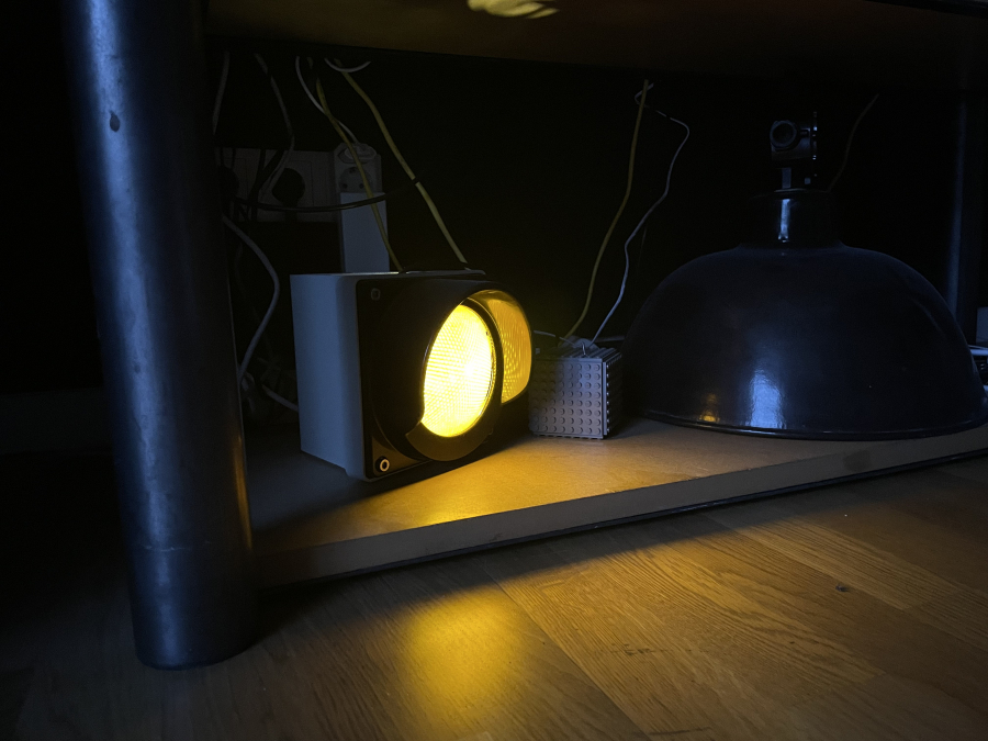 Verkehrsampel als Deko Lampe